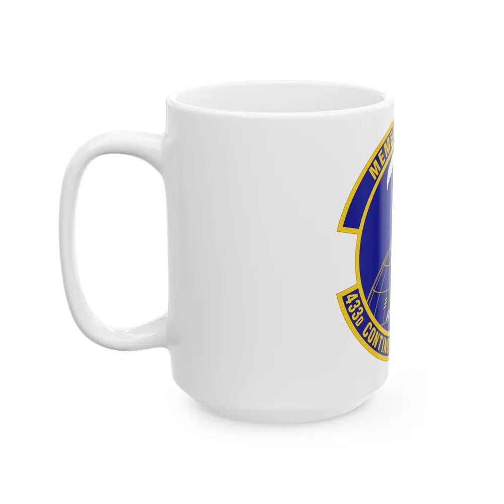 433 Contingency Response Flight AFRC (U.S. Air Force) White Coffee Mug - Go Mug Yourself