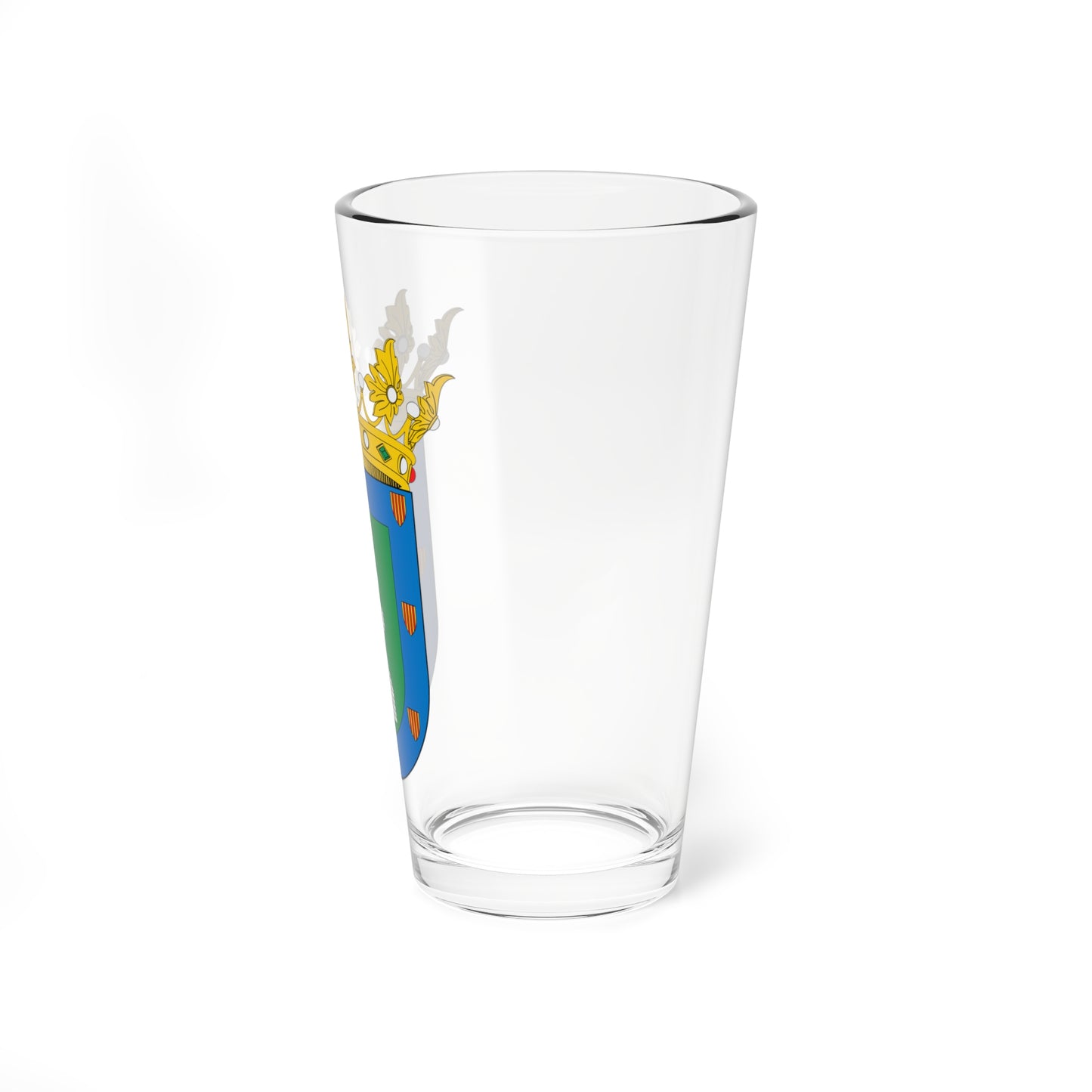 Escudo de Castejón de Alarba (Spain) (Coat of Arms) Pint Glass 16oz