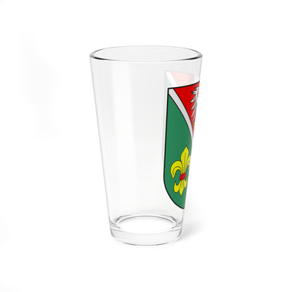 Wappen des Landkreises Ostprignitz-Ruppin (Germany) (Coat of Arms) Pint Glass 16oz