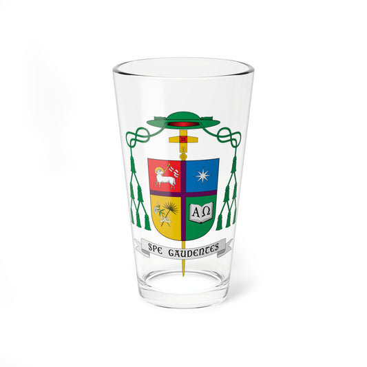 Escudo de Carlos Francisco de Assis Gabriel dos Santos (Spain) (Coat of Arms) Pint Glass 16oz