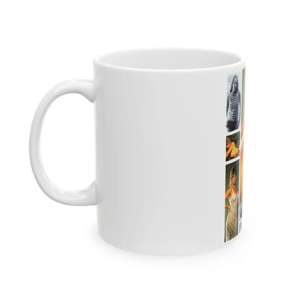 Linda Blair #149 - Partially Topless (Vintage Female Icon) White Coffee Mug-Go Mug Yourself