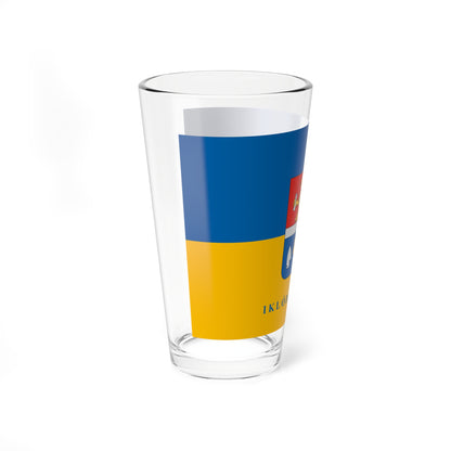 Flag of Iklodbordoce (Hungary) Pint Glass 16oz