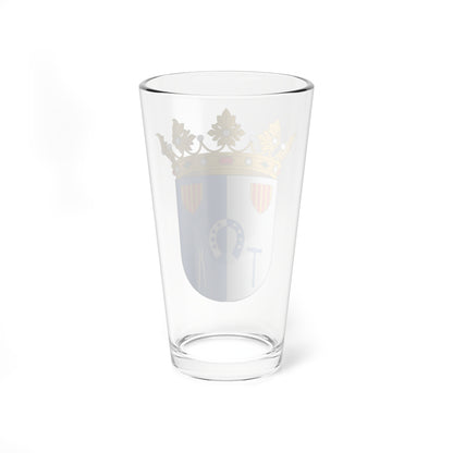 Escudo de Herrera de los Navarros (Spain) (Coat of Arms) Pint Glass 16oz