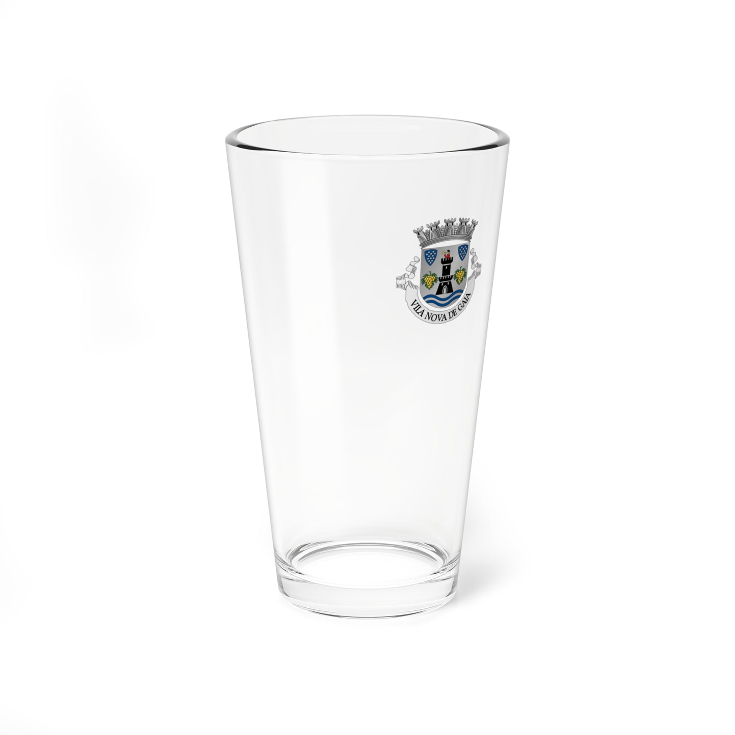 Vila Nova de Gaia COA (Coat of Arms) Pint Glass 16oz