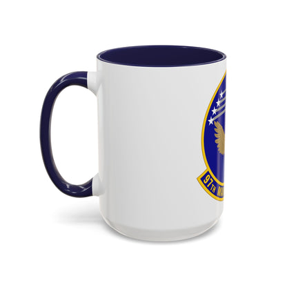 97 Maintenance Squadron AETC (U.S. Air Force) Accent Coffee Mug