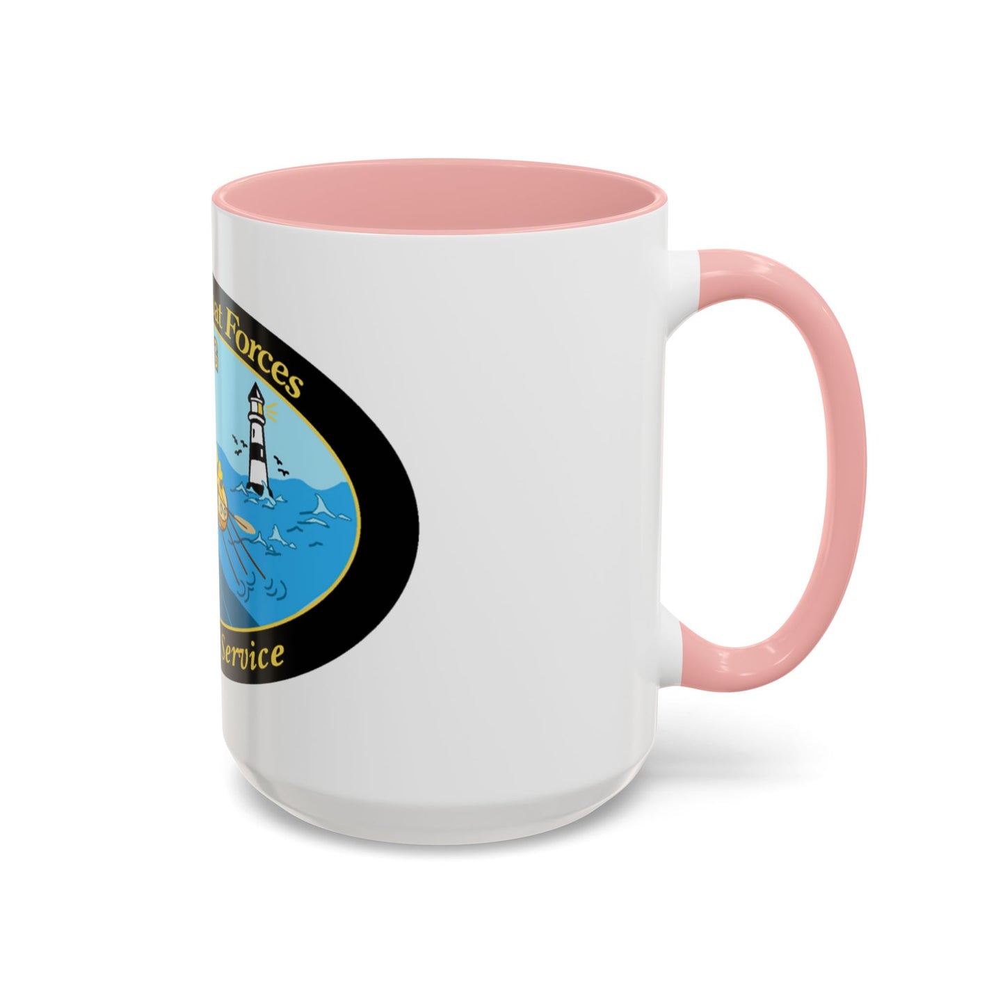USCG Office of Boat Forces (U.S. Coast Guard) Accent Coffee Mug