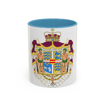 Coat of arms of the Crown Prince of Denmark - Accent Coffee Mug