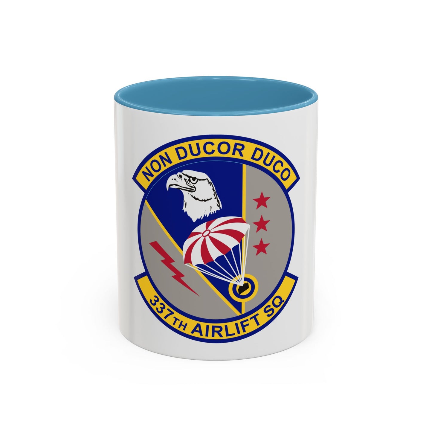 337th Airlift Squadron (U.S. Air Force) Accent Coffee Mug