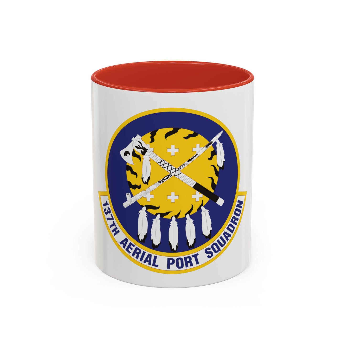 137th Aerial Port Squadron (U.S. Air Force) Accent Coffee Mug
