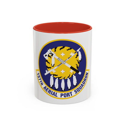 137th Aerial Port Squadron (U.S. Air Force) Accent Coffee Mug