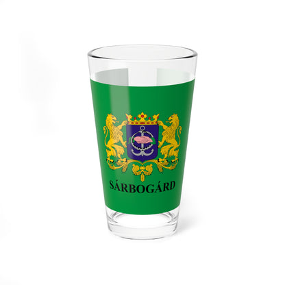 Flag of Sarbogard (Hungary) Pint Glass 16oz