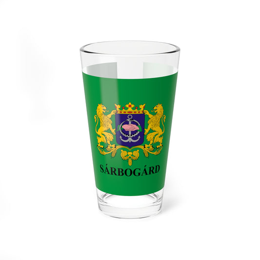Flag of Sarbogard (Hungary) Pint Glass 16oz
