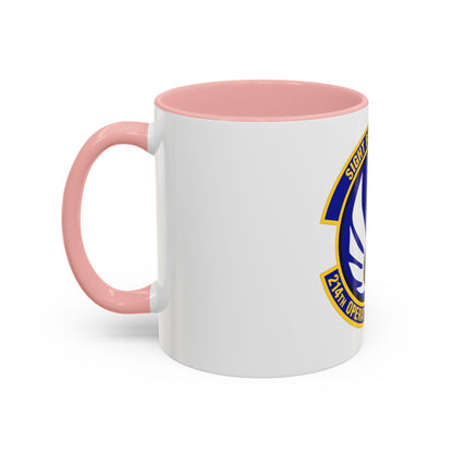 214th Operations Support Squadron (U.S. Air Force) Accent Coffee Mug
