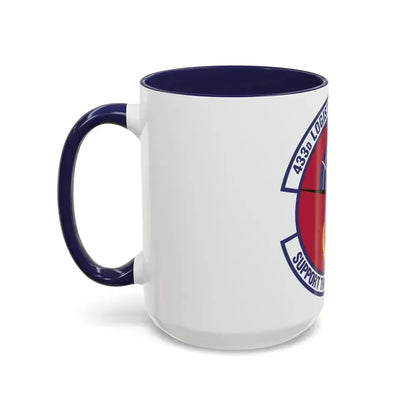 433d Logistics Support Squadron (U.S. Air Force) Accent Coffee Mug - Go Mug Yourself
