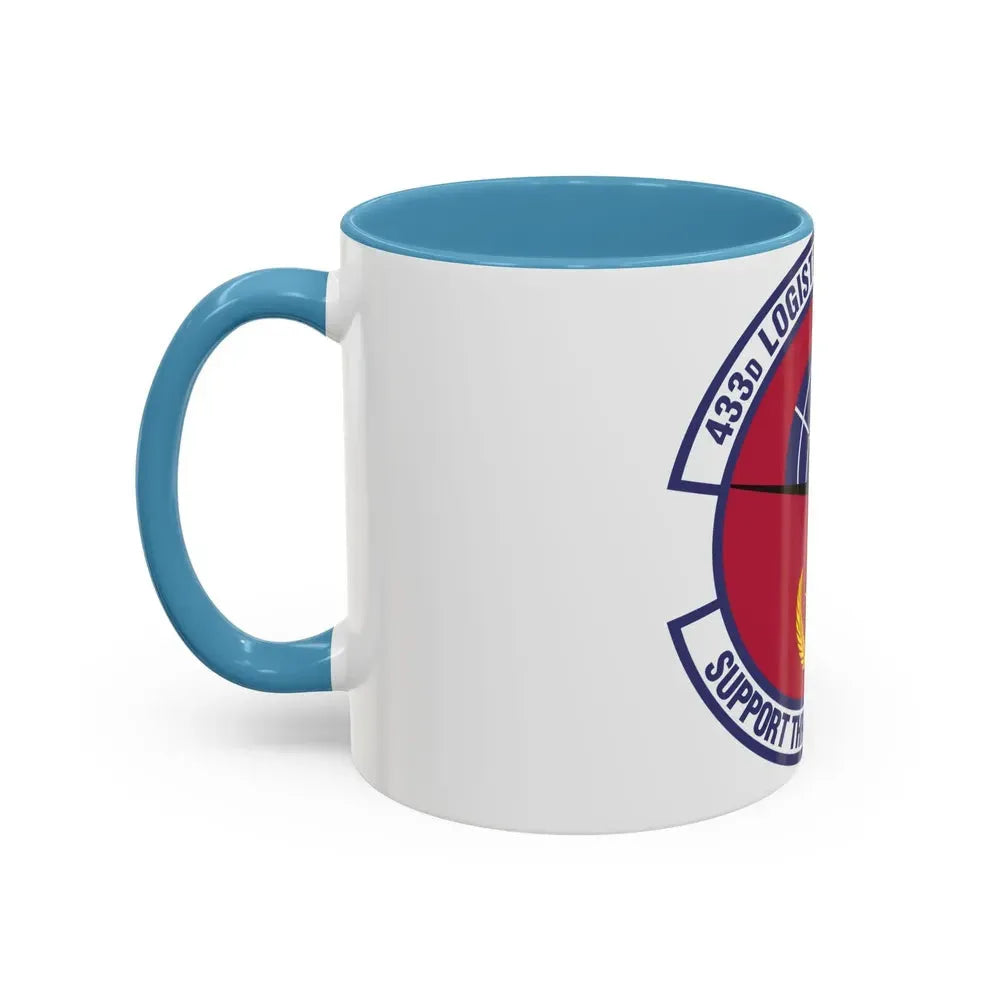 433d Logistics Support Squadron (U.S. Air Force) Accent Coffee Mug - Go Mug Yourself