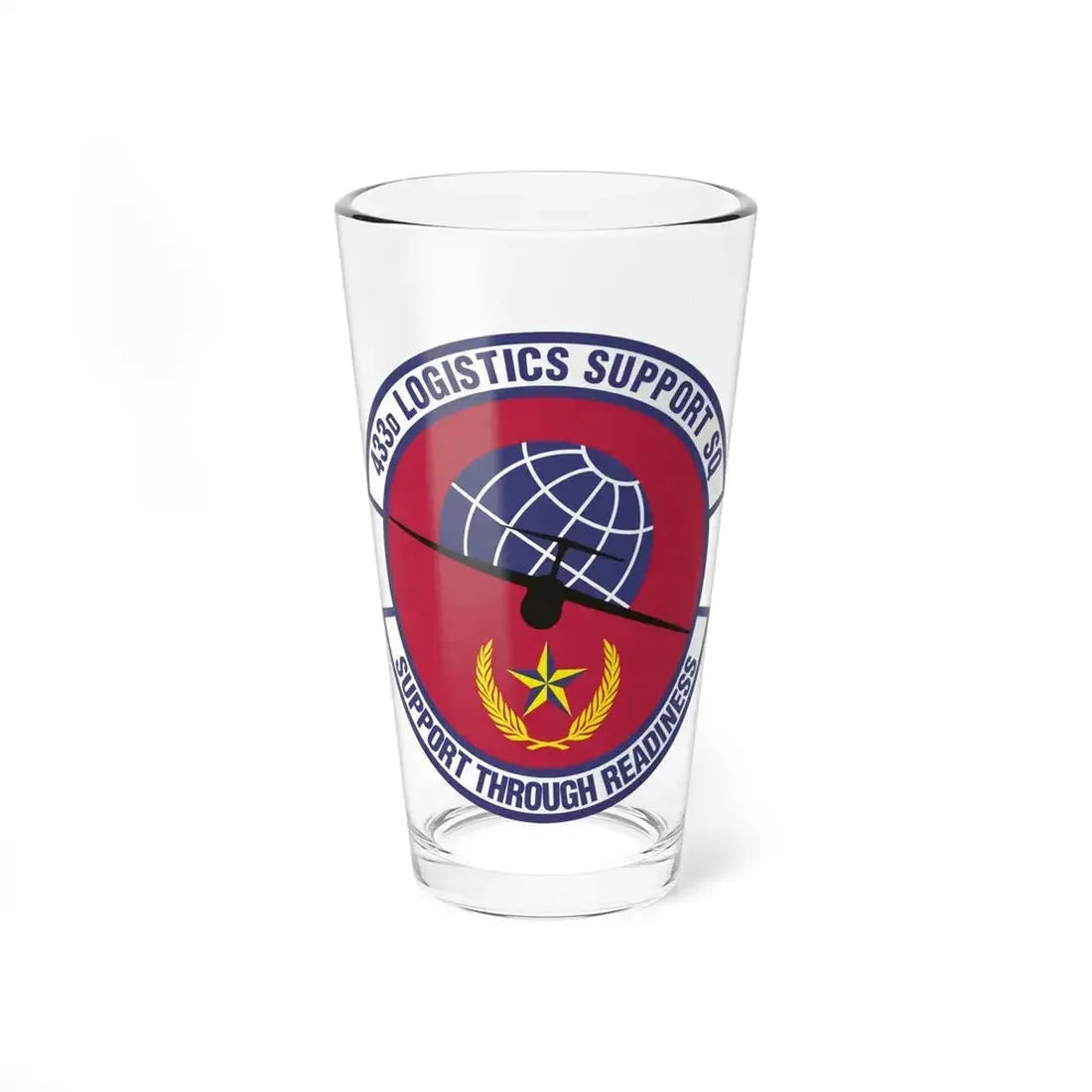 433d Logistics Support Squadron (U.S. Air Force) Pint Glass 16oz 16oz - Go Mug Yourself