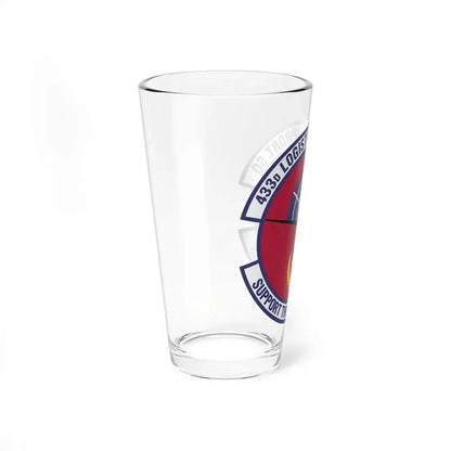433d Logistics Support Squadron (U.S. Air Force) Pint Glass 16oz - Go Mug Yourself