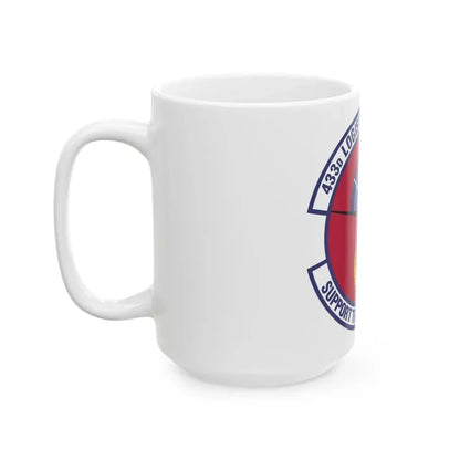 433d Logistics Support Squadron (U.S. Air Force) White Coffee Mug - Go Mug Yourself