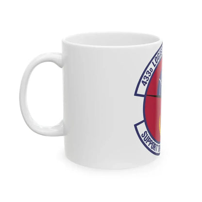 433d Logistics Support Squadron (U.S. Air Force) White Coffee Mug - Go Mug Yourself