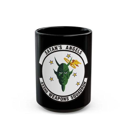 433d Weapons Squadron (U.S. Air Force) Black Coffee Mug-15oz-Go Mug Yourself