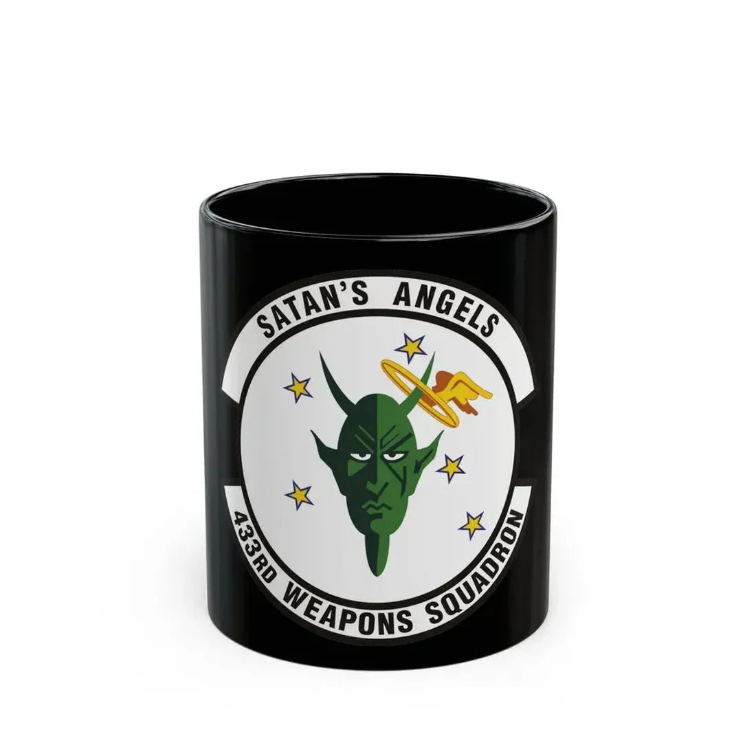 433d Weapons Squadron (U.S. Air Force) Black Coffee Mug 11oz - Go Mug Yourself