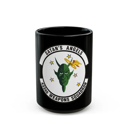 433d Weapons Squadron (U.S. Air Force) Black Coffee Mug 15oz - Go Mug Yourself