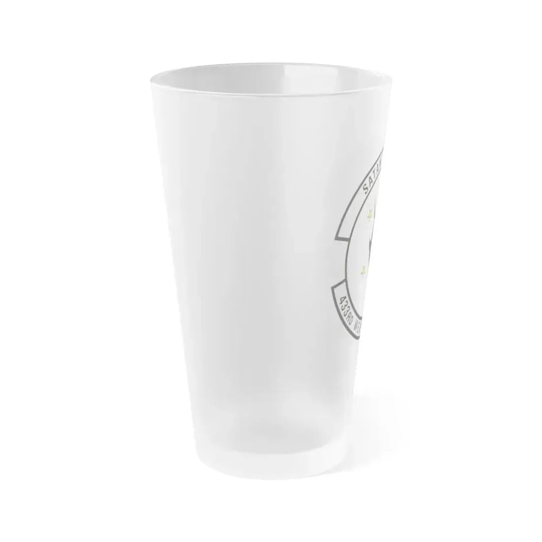 433d Weapons Squadron (U.S. Air Force) Frosted Pint Glass 16oz - Go Mug Yourself