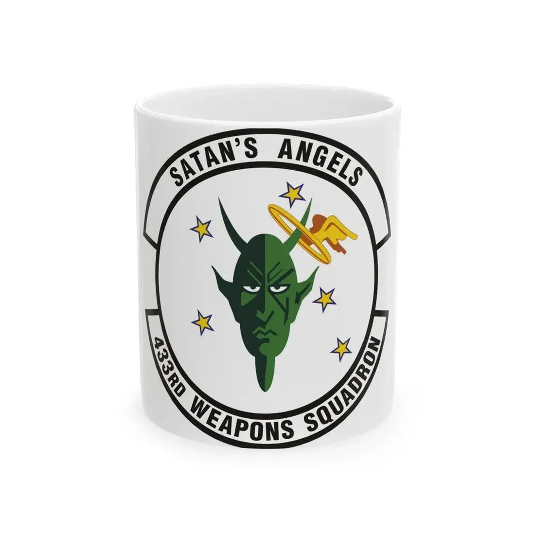 433d Weapons Squadron (U.S. Air Force) White Coffee Mug 11oz - Go Mug Yourself