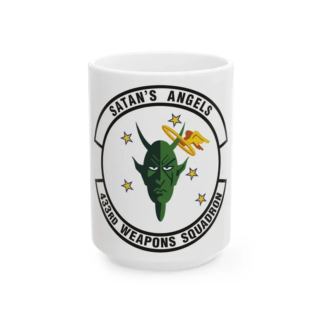 433d Weapons Squadron (U.S. Air Force) White Coffee Mug 15oz - Go Mug Yourself