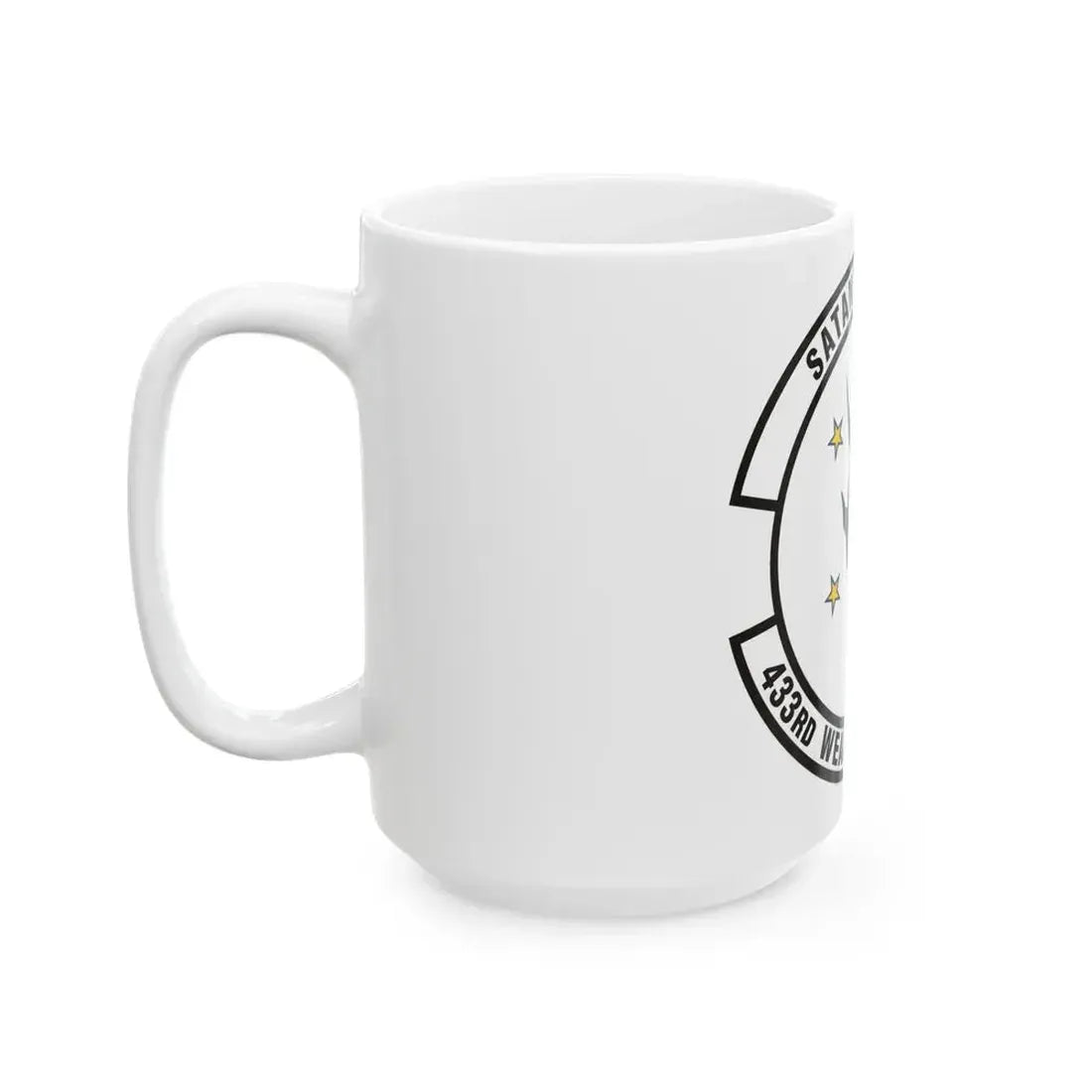 433d Weapons Squadron (U.S. Air Force) White Coffee Mug - Go Mug Yourself