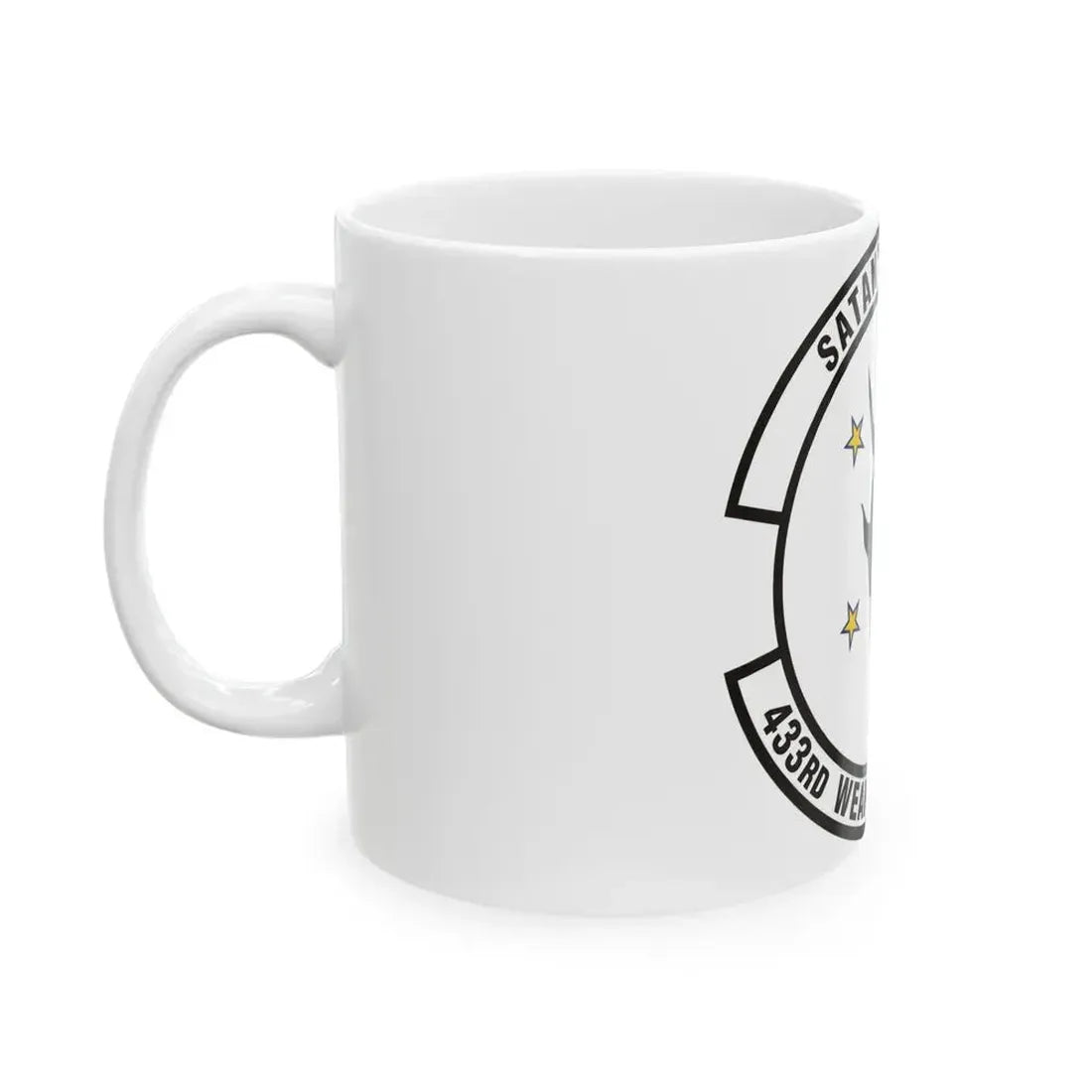 433d Weapons Squadron (U.S. Air Force) White Coffee Mug - Go Mug Yourself