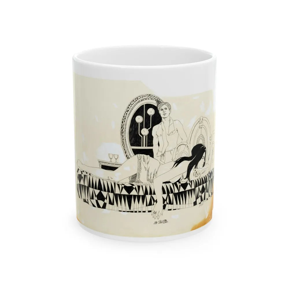 Cosmopolitan Illustration (2) - White Coffee Mug-11oz-Go Mug Yourself