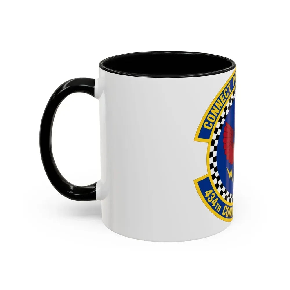 434 Communications Squadron AFRC (U.S. Air Force) Accent Coffee Mug - Go Mug Yourself