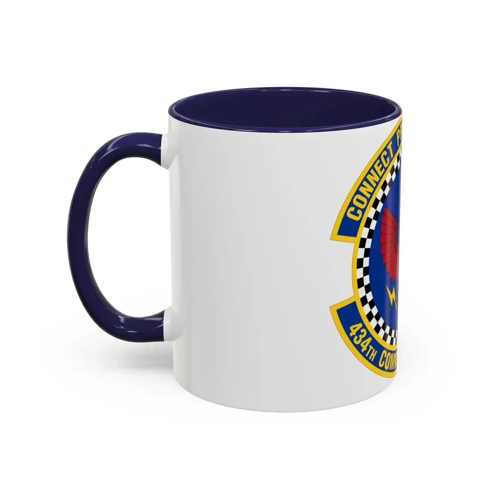 434 Communications Squadron AFRC (U.S. Air Force) Accent Coffee Mug - Go Mug Yourself