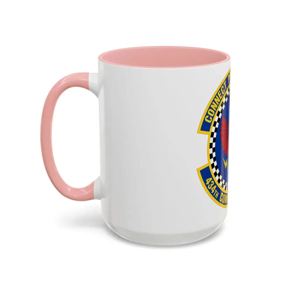 434 Communications Squadron AFRC (U.S. Air Force) Accent Coffee Mug - Go Mug Yourself