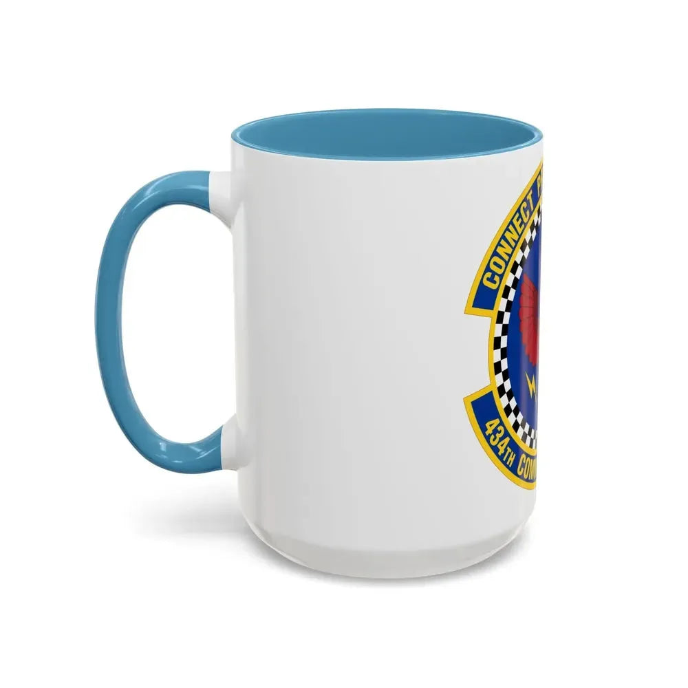 434 Communications Squadron AFRC (U.S. Air Force) Accent Coffee Mug - Go Mug Yourself