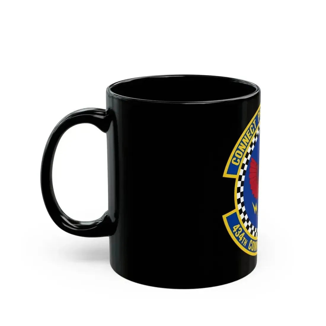 434 Communications Squadron AFRC (U.S. Air Force) Black Coffee Mug - Go Mug Yourself