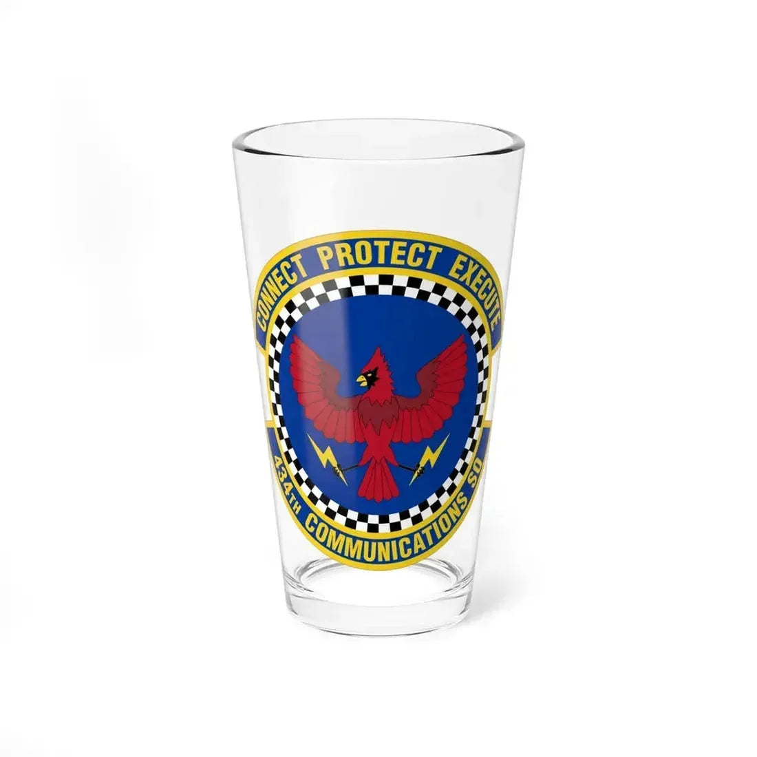 434 Communications Squadron AFRC (U.S. Air Force) Pint Glass 16oz 16oz - Go Mug Yourself