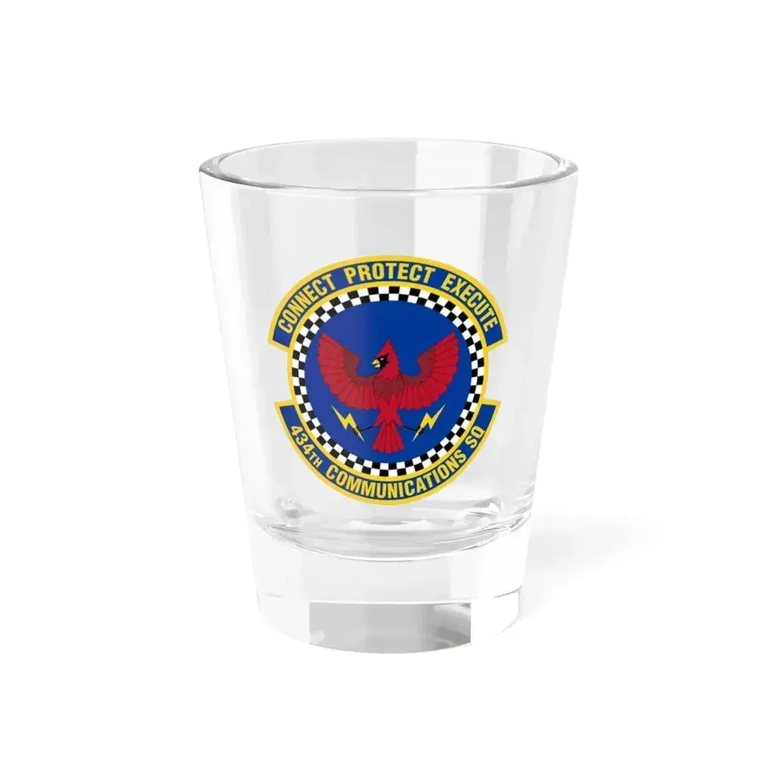 434 Communications Squadron AFRC (U.S. Air Force) Shot Glass 1.5oz 1.5oz - Go Mug Yourself