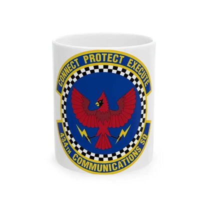 434 Communications Squadron AFRC (U.S. Air Force) White Coffee Mug 11oz - Go Mug Yourself