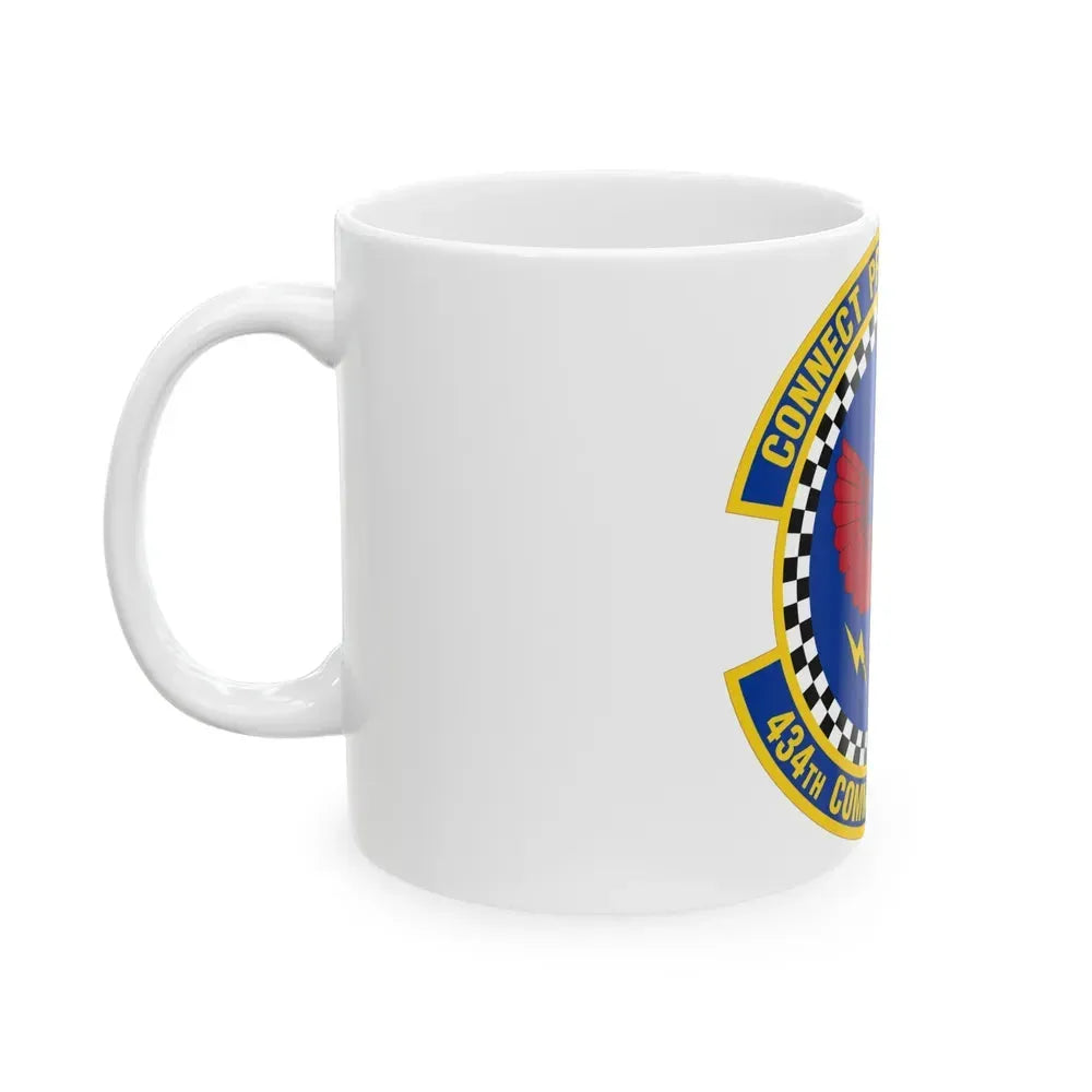 434 Communications Squadron AFRC (U.S. Air Force) White Coffee Mug - Go Mug Yourself
