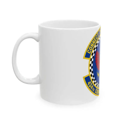 434 Communications Squadron AFRC (U.S. Air Force) White Coffee Mug - Go Mug Yourself