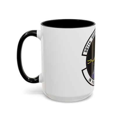 507th Security Forces Squadron (U.S. Air Force) Accent Coffee Mug