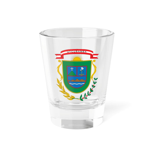 Escudo de Utcubamba (Peru) (Coat of Arms) Shot Glass 1.5oz