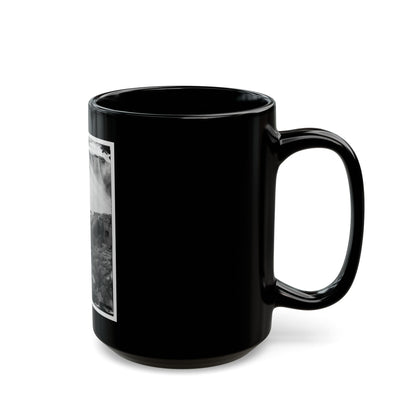 Fort Pulaski, Ga. Interior View Of Front Parapet (U.S. Civil War) Black Coffee Mug
