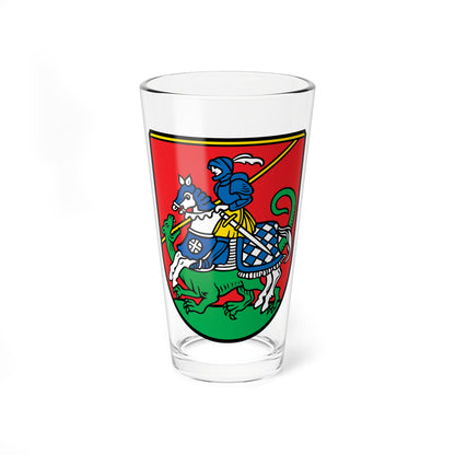DEU Bad Aibling COA (Germany) (Coat of Arms) Pint Glass 16oz