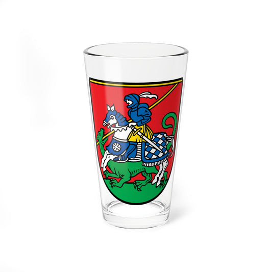DEU Bad Aibling COA (Germany) (Coat of Arms) Pint Glass 16oz