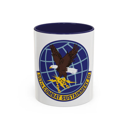 557th Combat Sustainment Squadron (U.S. Air Force) Accent Coffee Mug