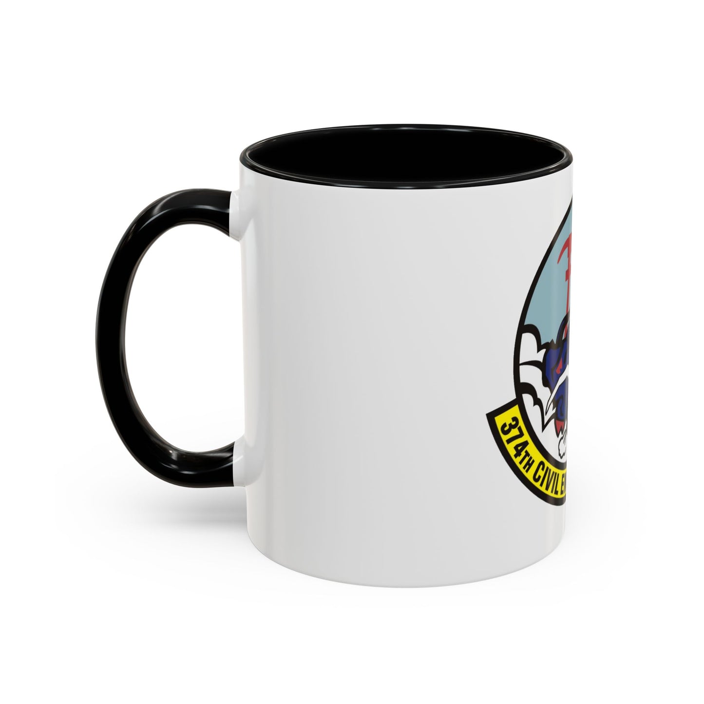374 Civil Engineer Squadron PACAF (U.S. Air Force) Accent Coffee Mug