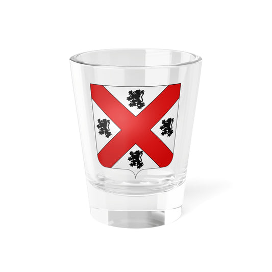 Héraldique Ville be Seraing (Belgium) (Coat of Arms) Shot Glass 1.5oz